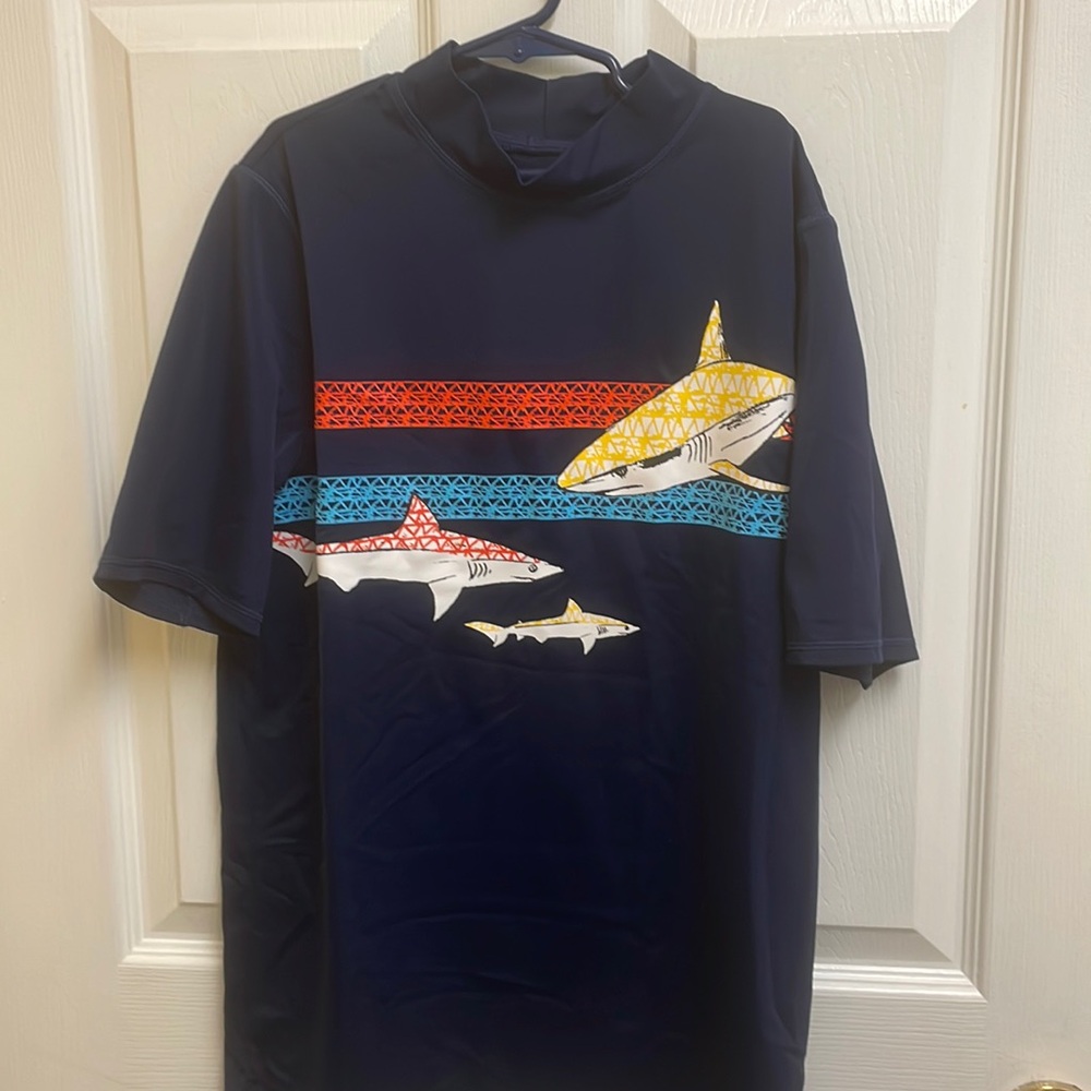 Lands end swim shirt size youth large (14-16)